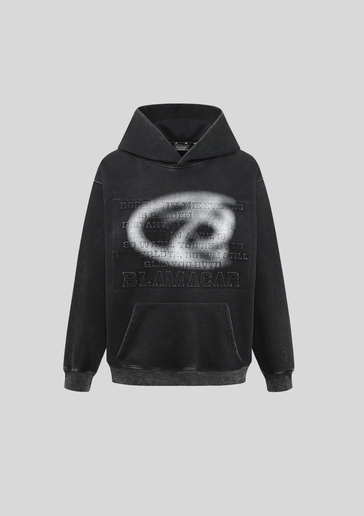cømmonstate - Emboss Fade Hoodie black