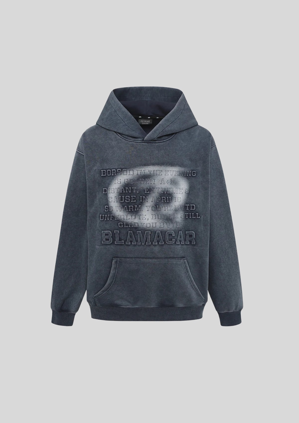 cømmonstate - Emboss Fade Hoodie blue