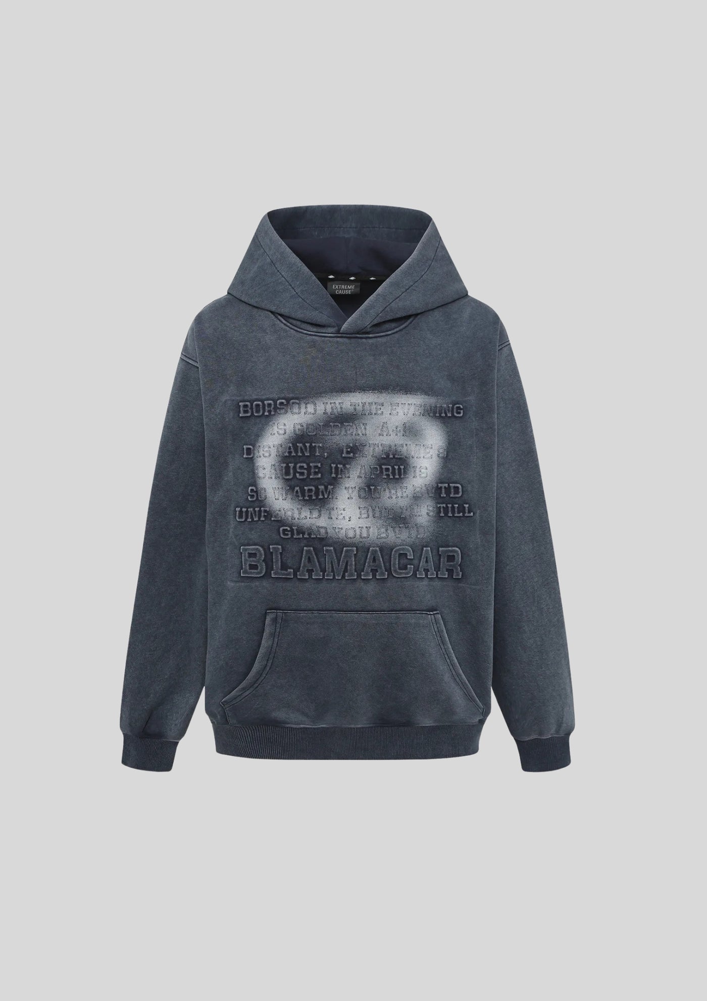 cømmonstate - Emboss Fade Hoodie blue