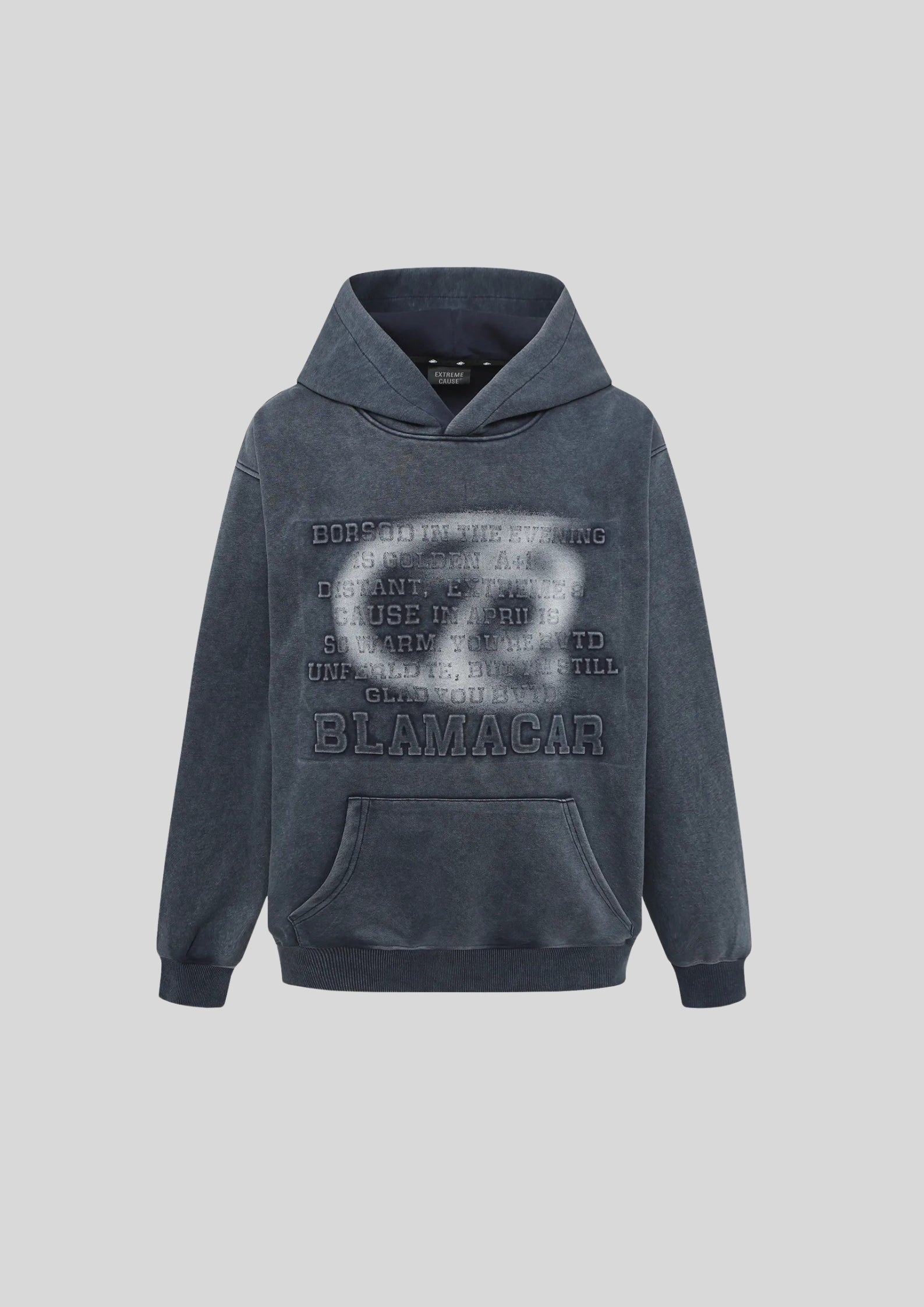 cømmonstate - Emboss Fade Hoodie blue