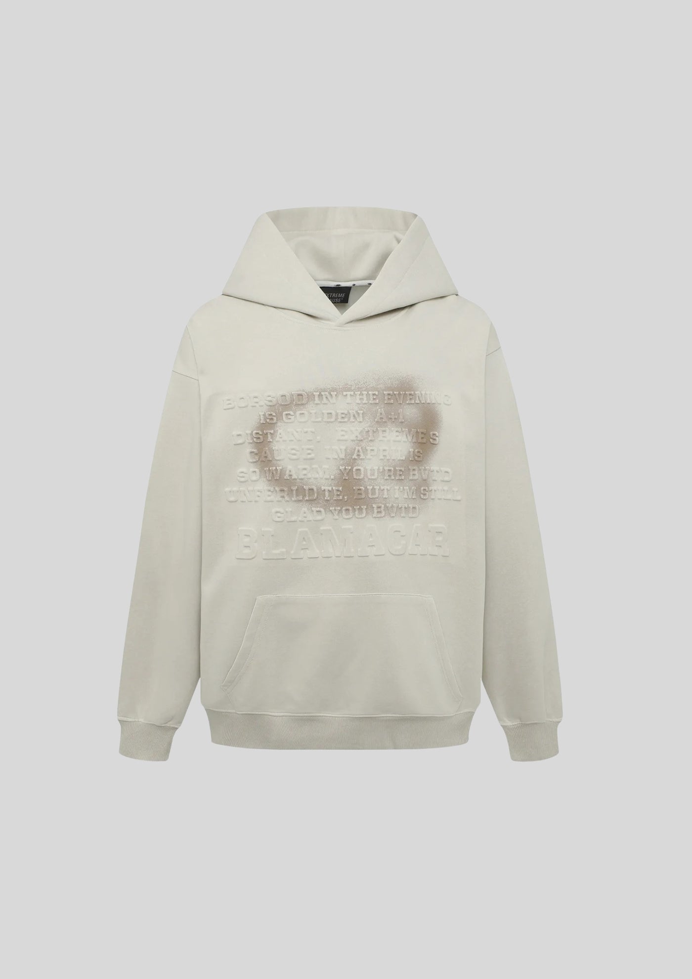 cømmonstate - emboss Fade Hoodie beige