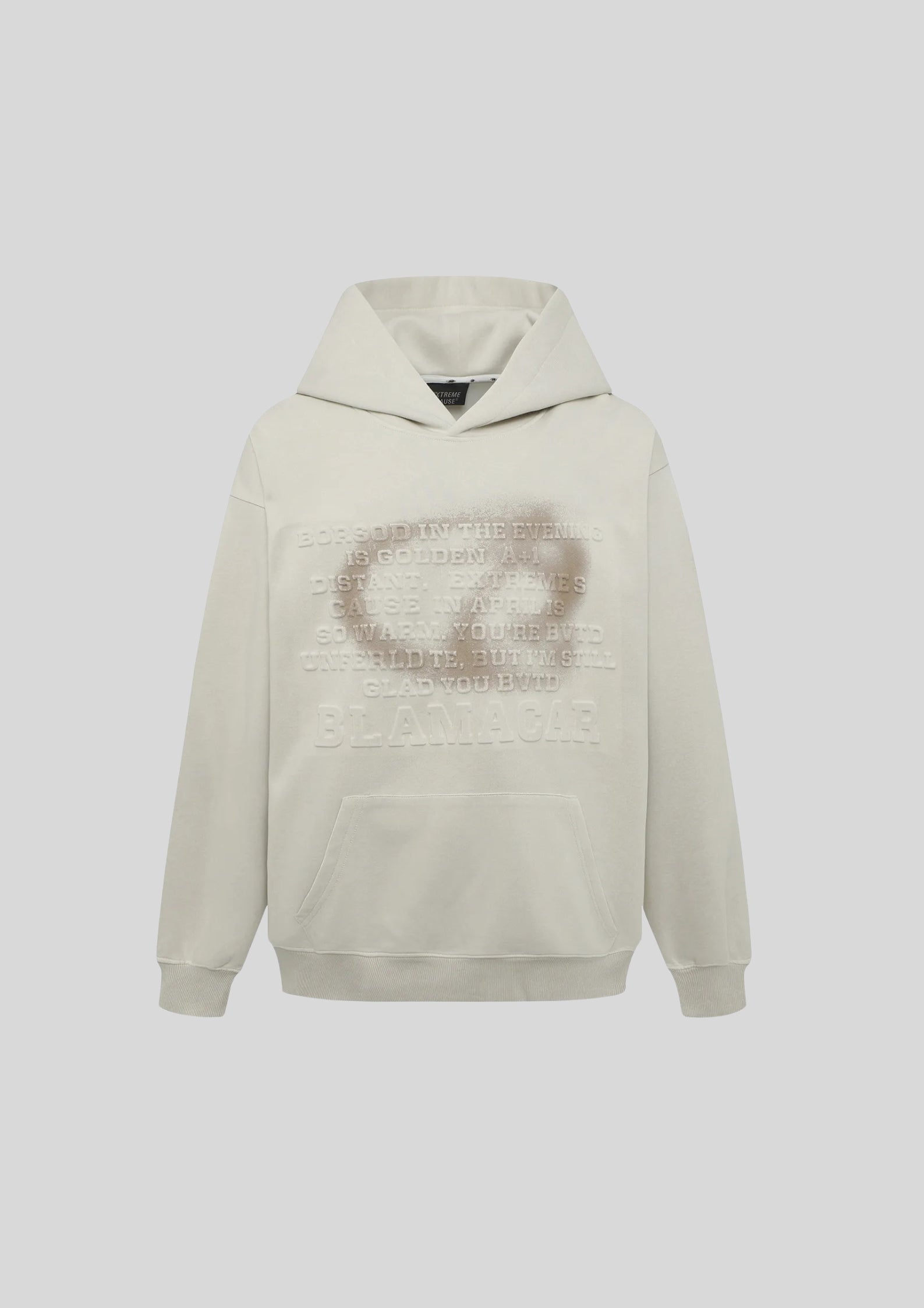 cømmonstate - emboss Fade Hoodie beige